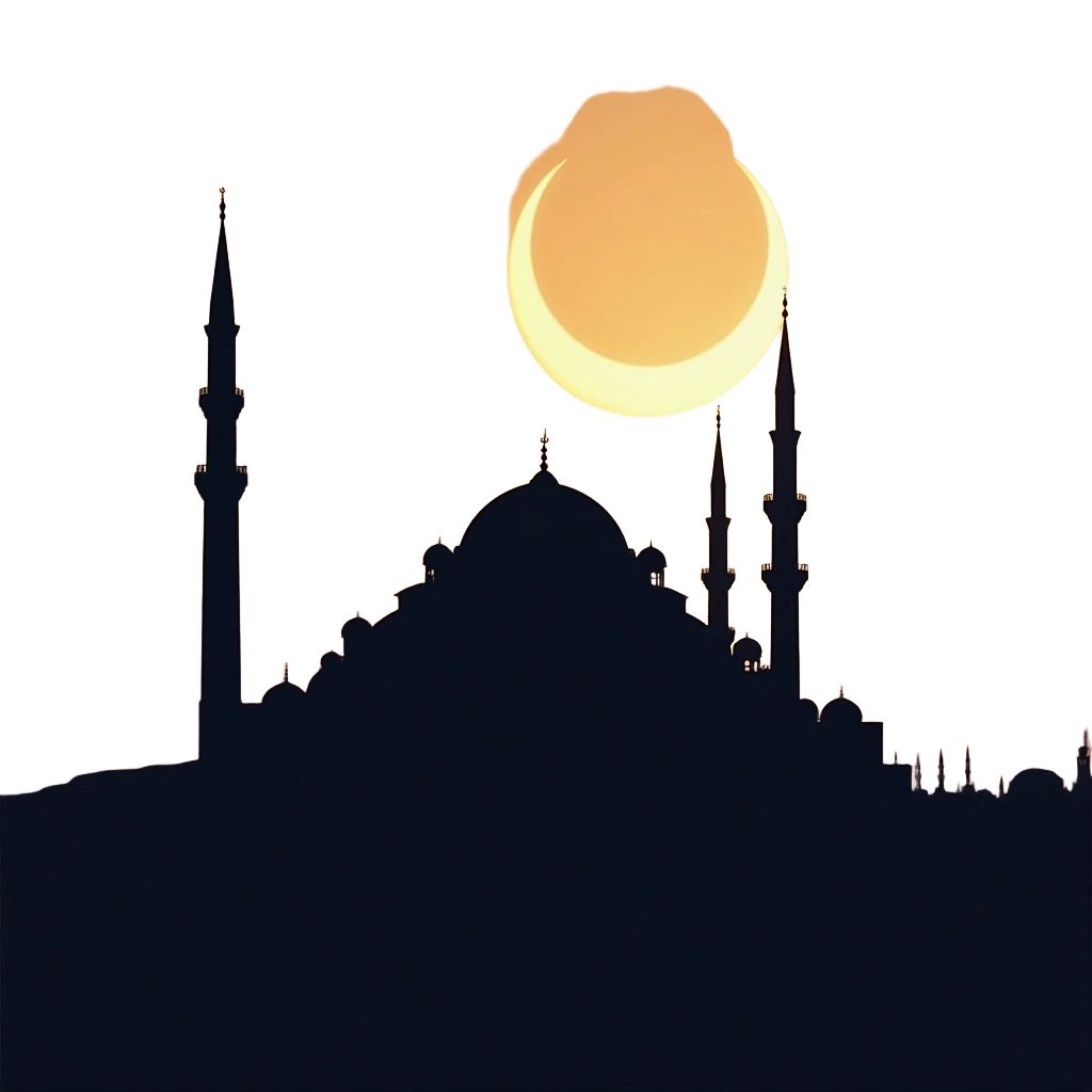 Moonrise Over the Mosque